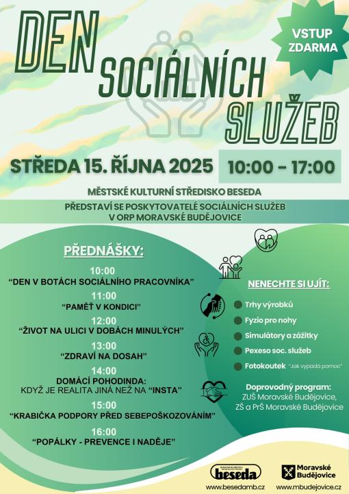 Den sociálních služeb v&nbsp;Moravských Budějovicích